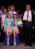 2.	Дует «Крила Ангелу» (акробатика, еквілібр, каучук) - Софія Дорошенко та Анна Меликян - Школа акробатики Ірини Жердєвої, кер. Ірина Жердєва та Євгенія Оболоніна, м. Київ (Україна)